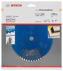 Pjovimo diskas Bosch Expert for Laminated Panel 165 x 20 x 2,6 mm kaina ir informacija | Šlifuokliai | pigu.lt