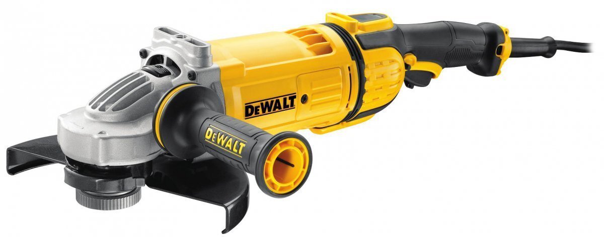 Elektrinis kampinis šlifuoklis DeWalt 2600W 230mm - DWE4579R kaina ir informacija | Šlifuokliai | pigu.lt