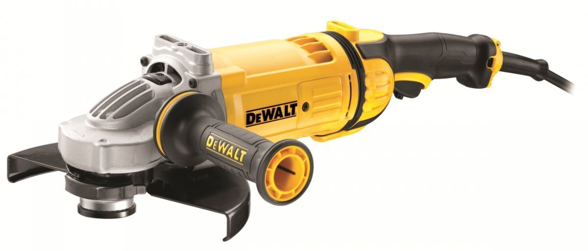 Elektrinis kampinis šlifuoklis DeWalt 2400W 230mm - DWE4559 цена и информация | Šlifuokliai | pigu.lt