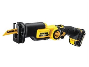 Akumuliatorinis tiesinis pjūklas Dewalt 10,8V 2,0Ah - DCS310D2 XR kaina ir informacija | Pjūklai, pjovimo staklės | pigu.lt