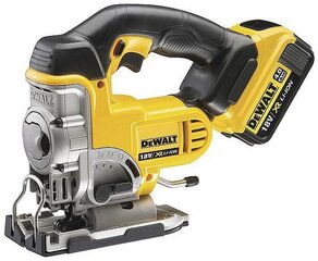 Akumuliatorinis siaurapjūklis DeWalt 18V 4,0Ah XR (DCS331M2) kaina ir informacija | Pjūklai, pjovimo staklės | pigu.lt