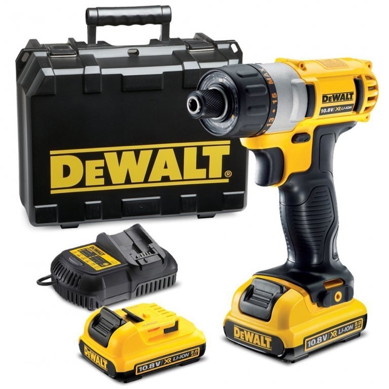 Akumuliatorinis suktuvas Dewalt 10,8V 2,0Ah XR 1/4" (DCF610D2) kaina ir informacija | Suktuvai, gręžtuvai | pigu.lt