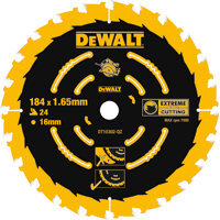 Диск пилы 184x1,65x16 мм, z40, 20°. Puit, MDF, DeWalt цена и информация | Запчасти для садовой техники | pigu.lt