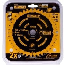 Pjovimo diskas Dewalt Extreme 165mm (DT10640-QZ) kaina ir informacija | Sodo technikos dalys | pigu.lt