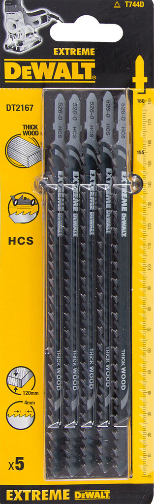 Dewalt pjūklelis siaurapjūkliui HCS180x155mm - DT2167, 5 vnt. kaina ir informacija | Mechaniniai įrankiai | pigu.lt