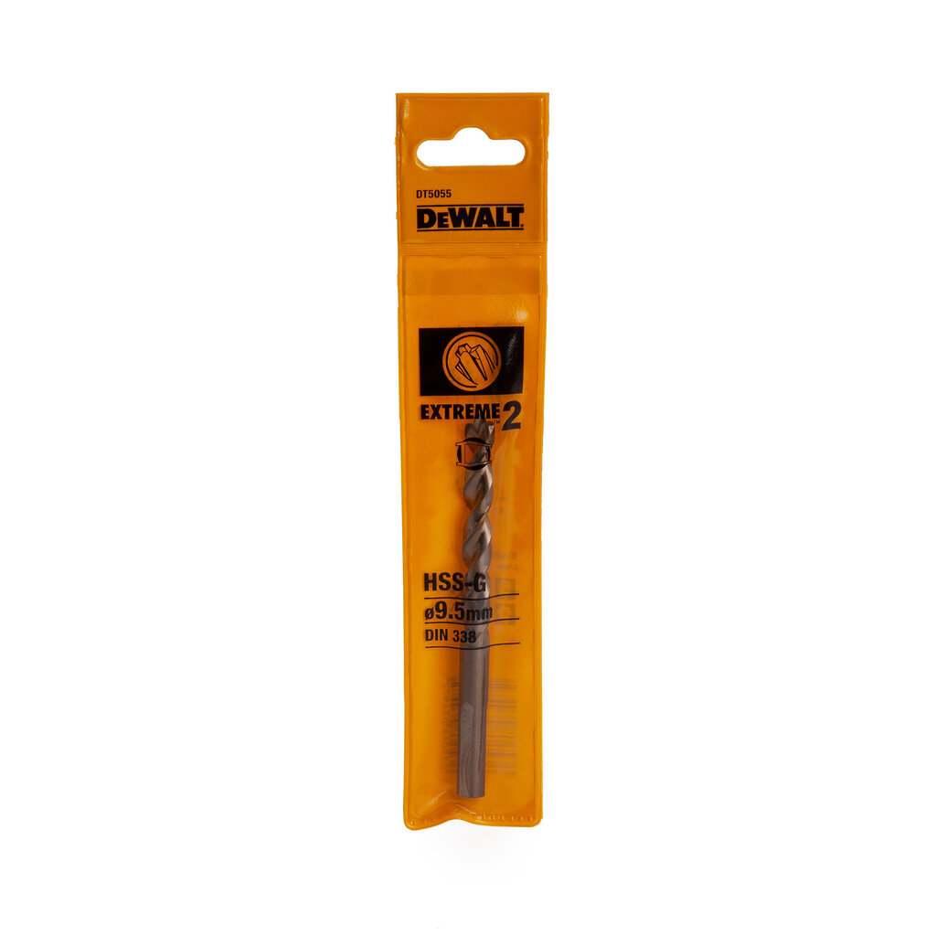 Dewalt grąžtas HSS 9.5mm (DT5055-QZ) kaina ir informacija | Mechaniniai įrankiai | pigu.lt