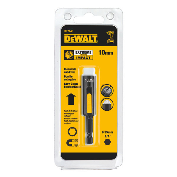 Dewalt magnetinė galvutė 10mm DT7440 kaina ir informacija | Mechaniniai įrankiai | pigu.lt