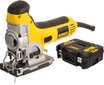 Elektrinis siaurapjūklis Dewalt 701W 135mm DW333KT kaina ir informacija | Pjūklai, pjovimo staklės | pigu.lt