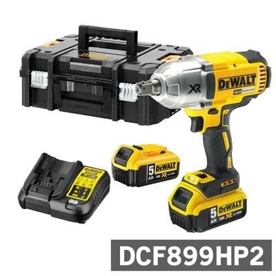 Smūginis veržliasūkis Dewalt 18V 2x5,0Ah Li-ion DCF899HP2-QW kaina ir informacija | Suktuvai, gręžtuvai | pigu.lt