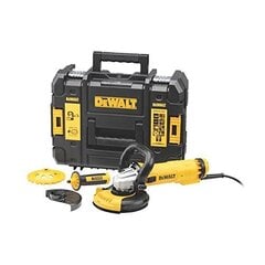 Elektrinis kampinis šlifuoklis DeWalt DWE 4217 KT 125mm 1200W (DWE4217KT) kaina ir informacija | Šlifuokliai | pigu.lt