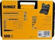 Grąžtų ir sukimo antgalių rinkinys DeWalt DT0109-QZ, 109 vnt kaina ir informacija | Mechaniniai įrankiai | pigu.lt