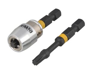 Sukimo antgalių komplektas DeWalt 2xT25/50mm - DT70538T kaina ir informacija | Mechaniniai įrankiai | pigu.lt