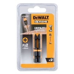 Smūginių sukimo antgalių rinkinys Dewalt Torsion PZ2 (DT70531T-QZ), 2 vnt. kaina ir informacija | Mechaniniai įrankiai | pigu.lt