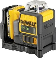 Линейный лазерный нивелир Dewalt 10.8В 2.0Ач 2x (DCE0811D1G) цена и информация | Механические инструменты | pigu.lt