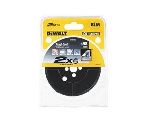 Bimetalinė gręžimo karūnėlė Dewalt 98mm (DT8198L) kaina ir informacija | Mechaniniai įrankiai | pigu.lt