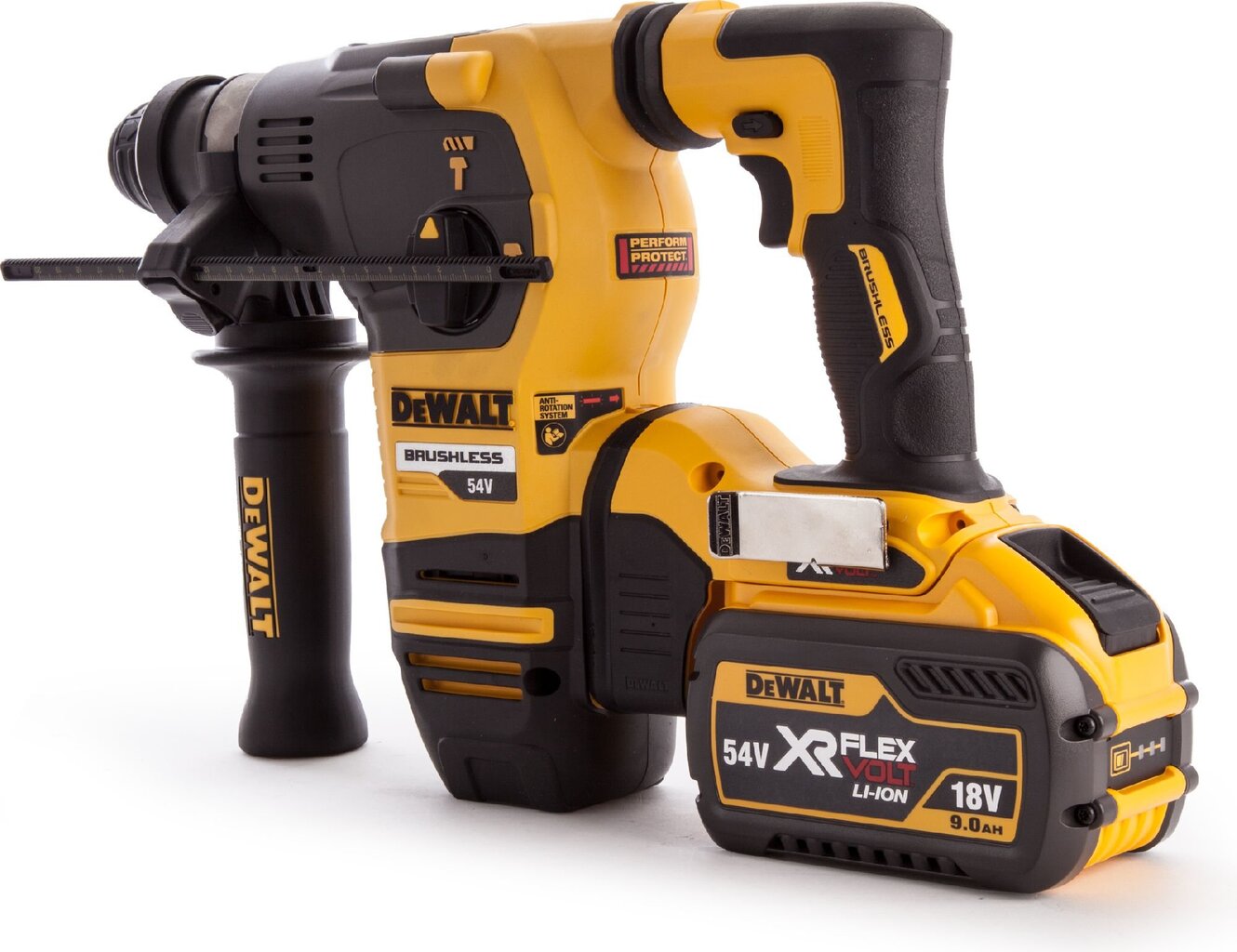 Perforatoris DeWalt SDS-Plus 54V 3,5J 2 x 9Ah DCH333X2 kaina ir informacija | Perforatoriai | pigu.lt