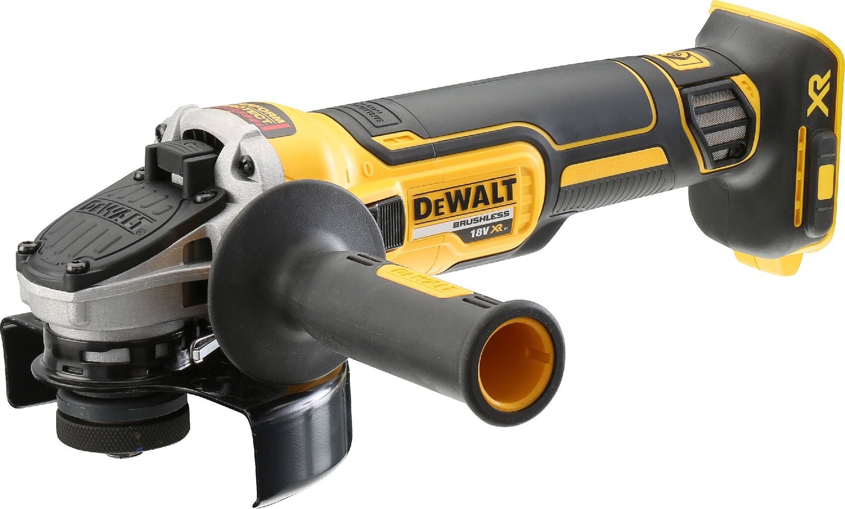 Akumuliatorinis kampinis šlifuoklis DeWalt 125mm (DCG405NT) kaina ir informacija | Šlifuokliai | pigu.lt