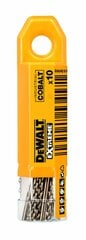 Kobaltiniai grąžtai metalui Dewalt 8mm (DT4940), 10vnt. kaina ir informacija | Mechaniniai įrankiai | pigu.lt