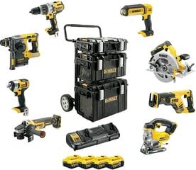 Dewalt набор аккумуляторных инструментов Combo DCK854P4-QW цена и информация | Шуруповерты, дрели | pigu.lt