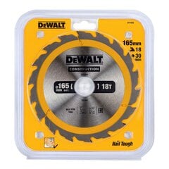 Режущий диск Dewalt dt1936-qz 165 x 30 mm цена и информация | Пилы, циркулярные станки | pigu.lt