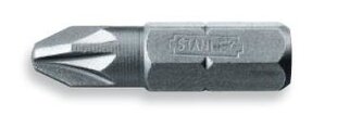 Antgalių rinkinys Stanley PZ1 1/4", 25mm, 1 vnt. kaina ir informacija | Mechaniniai įrankiai | pigu.lt