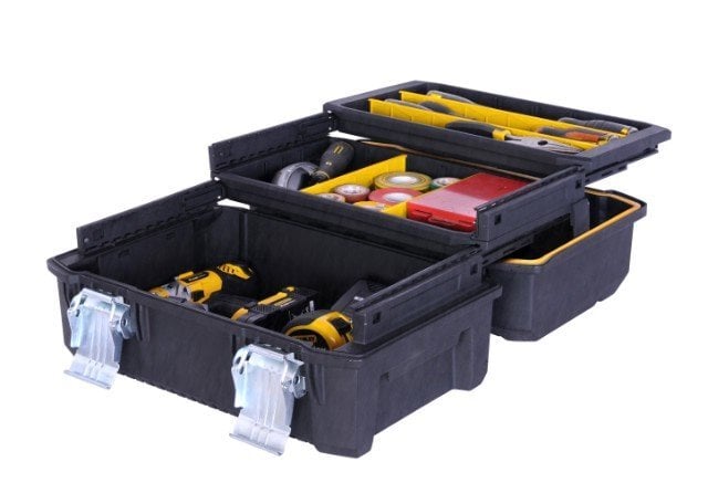 Įrankių dėžė Stanley Fatmax FMST1-71219 Canti, juoda, 46 x 24 x 31 cm kaina ir informacija | Įrankių dėžės, laikikliai | pigu.lt