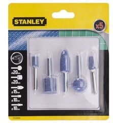 Šlifavimo akmenukų rinkinys Stanley 6 mm, 5 vnt. kaina ir informacija | Mechaniniai įrankiai | pigu.lt