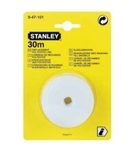 Stanley 0-47-101, 30 m, pakaitinė poliesterio linija kaina ir informacija | Mechaniniai įrankiai | pigu.lt