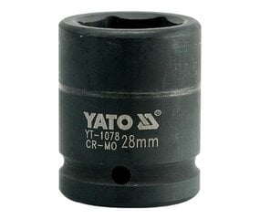 Smūginė galvutė šešiakampė Yato 3/4" 28mm (YT-1078) kaina ir informacija | Mechaniniai įrankiai | pigu.lt