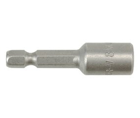 Galvutė atsuktuvui magnetinė blister 8 mm 1/4" CR-V YT-1513 kaina ir informacija | Mechaniniai įrankiai | pigu.lt