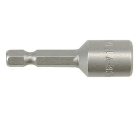 Магнитная насадка для отвертки 10 мм 1/4" CR-V YT-1515 в блистерной упаковке. цена и информация | Механические инструменты | pigu.lt