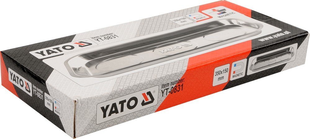 Magnetinis stačiakampis indas Yato (YT-0831) kaina ir informacija | Įrankių dėžės, laikikliai | pigu.lt