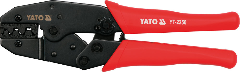 Replės konektoriams Yato 220mm 0,5-6,0mm YT-2250 kaina ir informacija | Mechaniniai įrankiai | pigu.lt