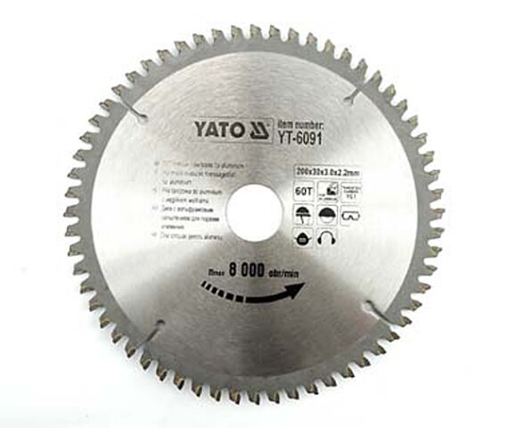 Diskinis pjūklas Yato 6099 kaina ir informacija | Pjūklai, pjovimo staklės | pigu.lt