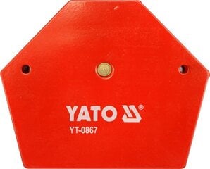 Magnetinis laikiklis suvirinimo 64x95x14mm 11,5kg Yato (YT-0866) kaina ir informacija | Mechaniniai įrankiai | pigu.lt