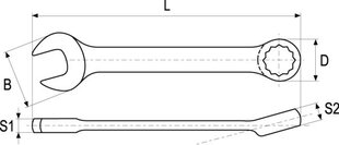 Kombinuotas raktas Yato 8mm (YT-4901) kaina ir informacija | Mechaniniai įrankiai | pigu.lt