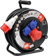 Удлинитель YATO POWER 8120, 25 м, 5x2.5 мм цена и информация | Удлинители | pigu.lt