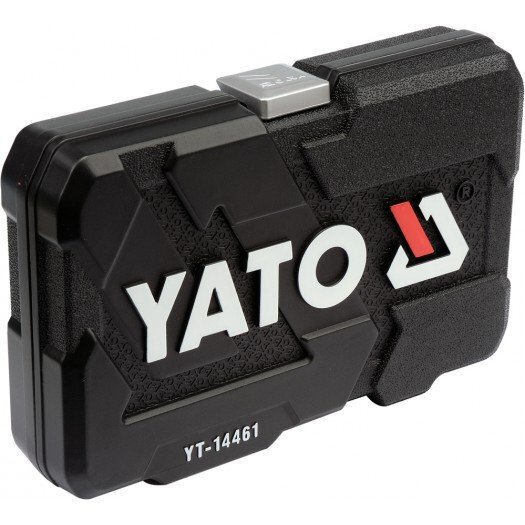 Galvučių rinkinys Yato 1/4" (YT-14461), 25 vnt. kaina ir informacija | Mechaniniai įrankiai | pigu.lt