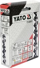 Pjūklo grandinė Yato YT-84951, 14" kaina ir informacija | Sodo technikos dalys | pigu.lt