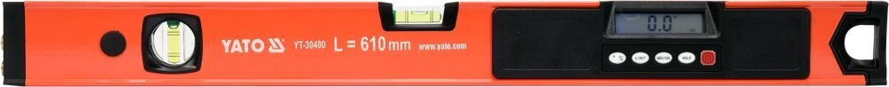 Skaitmeninis gulsčiukas su lazeriu Yato 610mm (YT-30400) kaina ir informacija | Mechaniniai įrankiai | pigu.lt