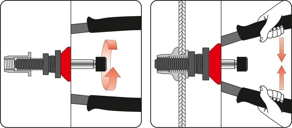 Kniediklis Yato M3-M12 (YT-36127) kaina ir informacija | Mechaniniai įrankiai | pigu.lt