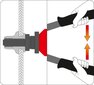 Kniediklis Yato M3-M6 (YT-36140) kaina ir informacija | Mechaniniai įrankiai | pigu.lt