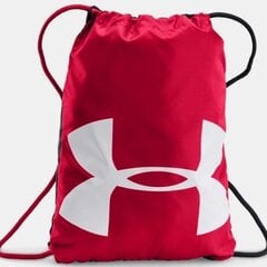 Сумка для спортивной экипировки Under Armour Ozsee Sackpack, красная/черная цена и информация | Under Armour Спортивные товары | pigu.lt