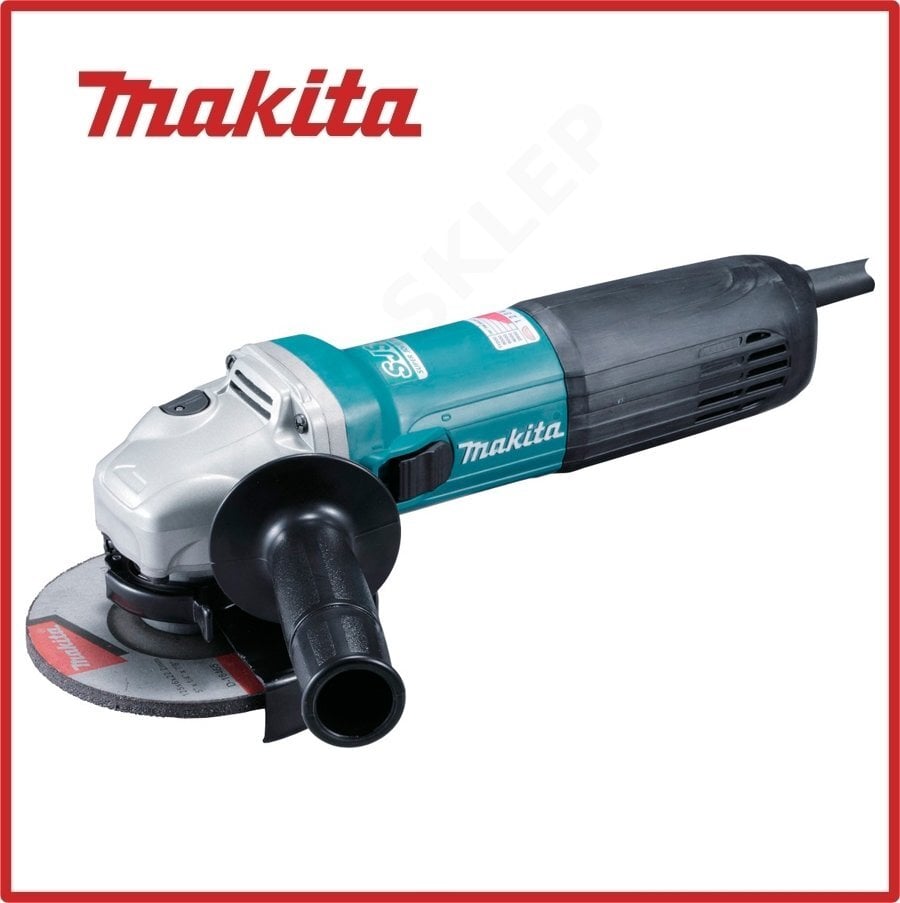 Kampinis šlifuoklis Makita 125mm 1400W anti restart (GA5040C) kaina ir informacija | Šlifuokliai | pigu.lt