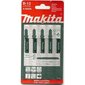 Siaurapjūklio pjūkleliai Makita B-13 (T111C) 80MM 5Vnt. A-85656 kaina ir informacija | Mechaniniai įrankiai | pigu.lt