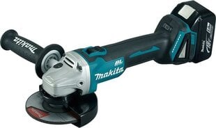 Аккумуляторная угловая шлифовальная машина Makita 125мм 18В (DGA504RTJ) цена и информация | Шлифовальные машины | pigu.lt