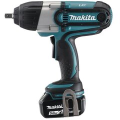 Аккумуляторный ударный гайковерт Makita DTW450RTJ 1/2", 18V цена и информация | Шуруповерты, дрели | pigu.lt