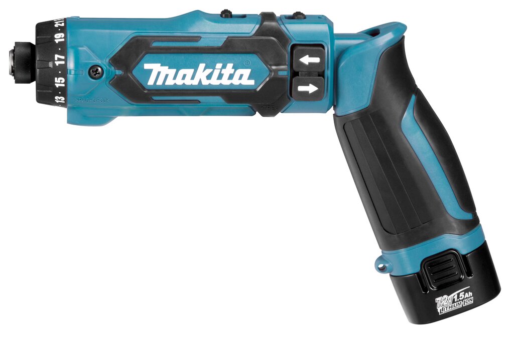 Makita DF012DSE elektrinis atsuktuvas/smūginis atsuktuvas juodas, mėlynas 650, 200 kaina ir informacija | Mechaniniai įrankiai | pigu.lt