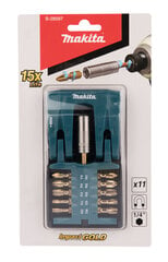Torsion набор насадок для шуруповертов Makita B-28597, 11 шт. цена и информация | Механические инструменты | pigu.lt