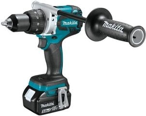 Дрель-шуруповерт Makita DDF481RTJ; 18 V; 2x5,0 Ah. цена и информация | Шуруповерты, дрели | pigu.lt